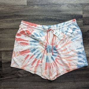 Jenni Intimates sleep shorts, tie dye